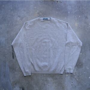 Vintage Y2K Embassy Row Two Ply 100% Cashmere Pullover Mens Size XL